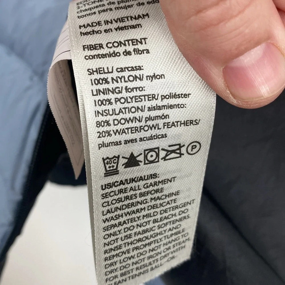 Eddie Bauer Jacket Womens Medium Two Tone Grayish Black Quilted Outdoor - Picture 5 of 12